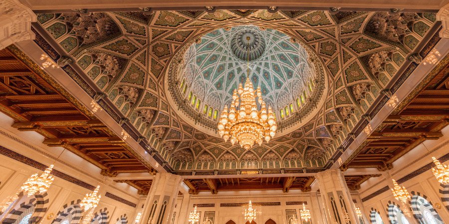 Muscat: Grande Moschea Sultan Qaboos