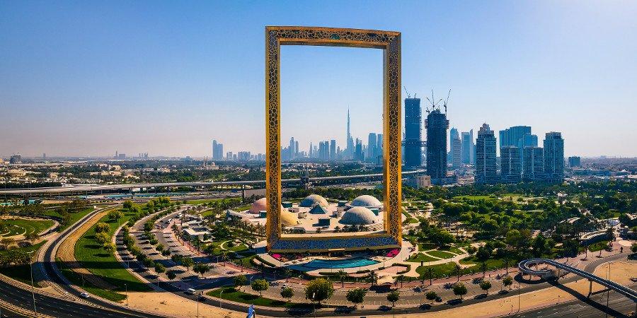 L’impressionante mole della ‘Dubai Frame’